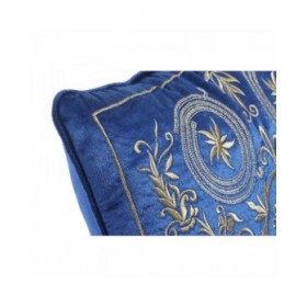 Cuscino DKD Home Decor 8424001850341 Azzurro Dorato 45 x 10 x 45 cm