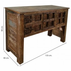 Ingresso Alexandra House Living Marrone Legno Riciclato 40 x 90 x 133 cm