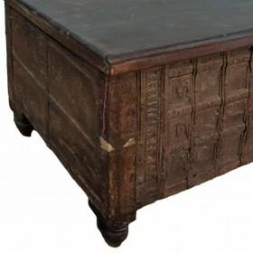 Baule Alexandra House Living Marrone Legno Riciclato 50 x 45 x 118 cm