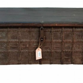 Baule Alexandra House Living Marrone Legno Riciclato 50 x 45 x 118 cm