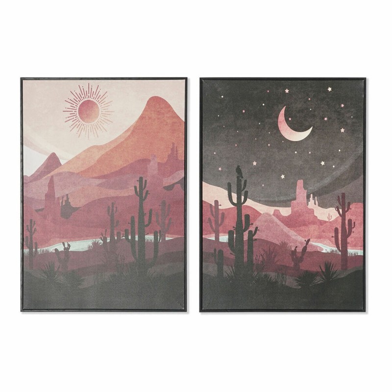 Quadro DKD Home Decor Paesaggio (2 Unità) (50 x 3 x 70 cm)