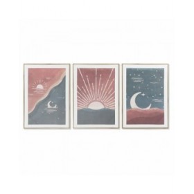 Quadro DKD Home Decor Luna Moderno (50 x 3 x 70 cm)