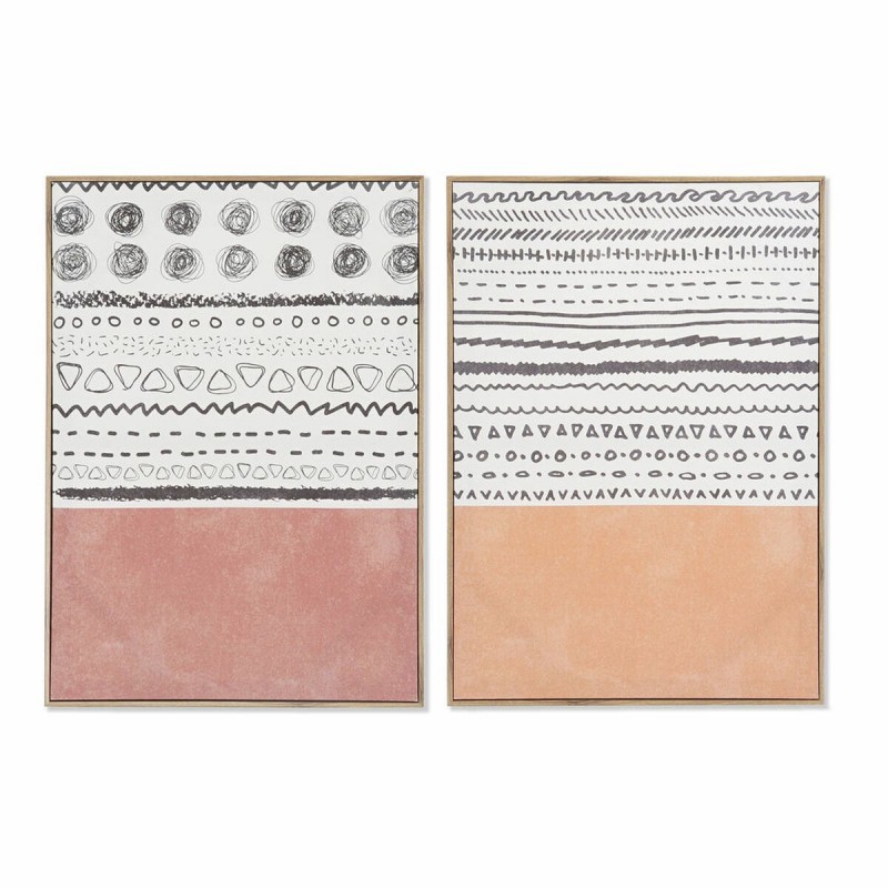Quadro DKD Home Decor S3017896 (2 Unità) (50 x 3 x 70 cm)