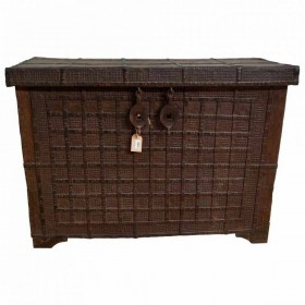 Baule Alexandra House Living Marrone Legno di mango 46 x 91 x 130 cm