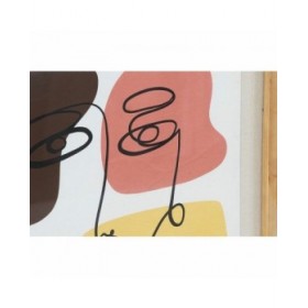 Quadro DKD Home Decor 55 x 2 x 70 cm Astratto Scandinavo (2 Unità)