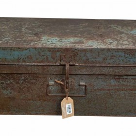 Valigia decorativa Alexandra House Living Marrone Ferro Stile artigianale 45 x 30 x 76 cm