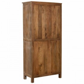 Armadio Alexandra House Living Marrone Legno di mango 93 x 192 x 45 cm Stile artigianale