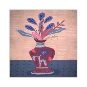 Quadro DKD Home Decor 83 x 4,5 x 83 cm Vaso Scandinavo (2 Unità)