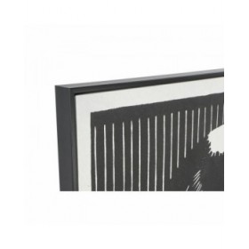 Quadro DKD Home Decor 83 x 4,5 x 123 cm Pappagallo Moderno (2 Unità)