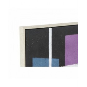 Quadro DKD Home Decor 83 x 4,5 x 83 cm Astratto Moderno (2 Unità)