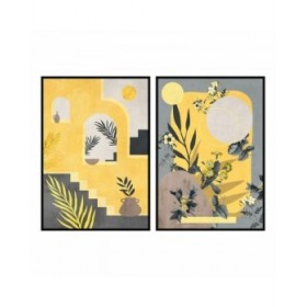 Quadro DKD Home Decor 83 x 4,5 x 123 cm Scandinavo (2 Unità)