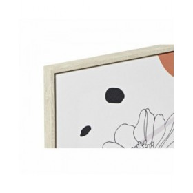 Quadro DKD Home Decor S3018016 Astratto (40 x 2,5 x 50 cm) (4 Unità)