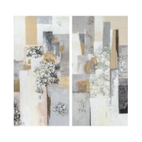Quadro DKD Home Decor Astratto Moderno (60 x 2,4 x 120 cm) (2 Unità)