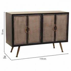 Credenza Alexandra House Living Marrone 39 x 75 x 110 cm