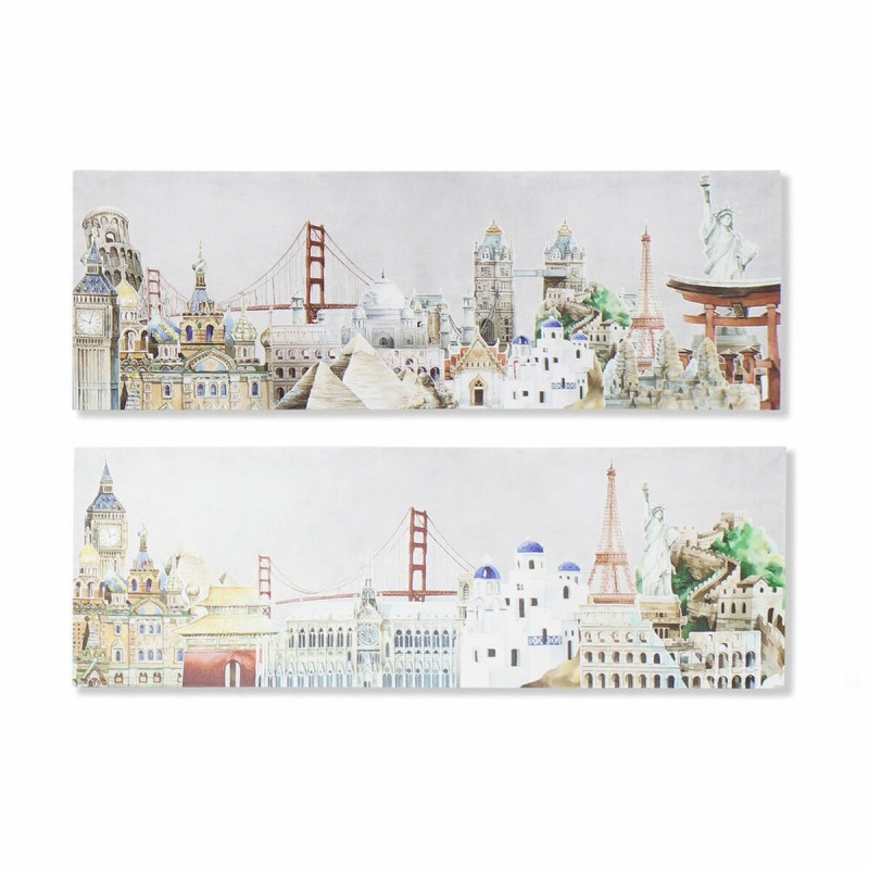 Quadro DKD Home Decor (2 Unità) (90 x 2 x 30 cm)