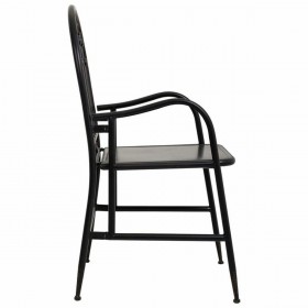 Sedia da Sala da Pranzo Alexandra House Living Nero 56 x 96 x 55 cm