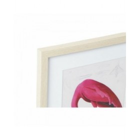 Quadro DKD Home Decor Uccello Orientale (35 x 2 x 45 cm) (4 Unità)