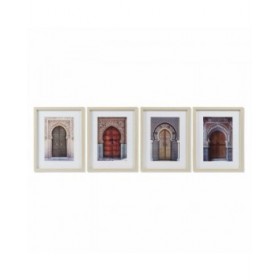 Quadro DKD Home Decor Arabo (35 x 2 x 45 cm) (4 Unità)