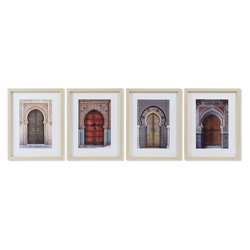 Quadro DKD Home Decor Arabo (35 x 2 x 45 cm) (4 Unità)