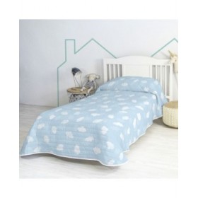 Trapunta HappyFriday BASIC KIDS Azzurro 180 x 260 cm