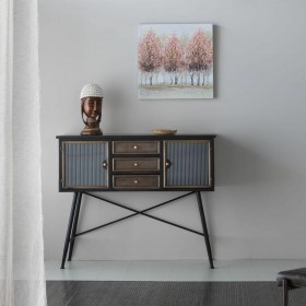 Credenza Alexandra House Living Marrone Metallo 42 x 100 x 122 cm