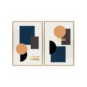 Quadro DKD Home Decor S3018267 Moderno (51,5 x 3,5 x 71,5 cm) (2 Unità)