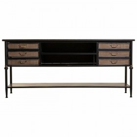 Credenza Alexandra House Living Marrone Metallo 45 x 80 x 180 cm