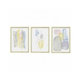 Quadro DKD Home Decor Astratto (53 x 3 x 73 cm)
