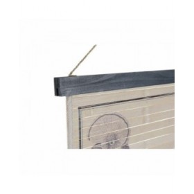 Tela DKD Home Decor Uccelli 60 x 2 x 90 cm Cottage (4 Pezzi)