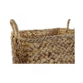 Set di Cestini DKD Home Decor Marrone Naturale Juncus (2 Pezzi)