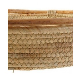 Centrotavola DKD Home Decor 42 x 42 x 8 cm Naturale Marrone Tropicale