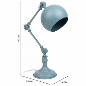 Flexo/Lampada da scrivania Alexandra House Living Grigio Metallo 15 x 60 x 26 cm