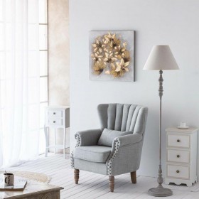 Lampada da Terra Alexandra House Living Bianco Grigio 220-240 V 38 x 154 x 38 cm