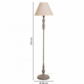 Lampada da Terra Alexandra House Living Bianco Grigio 220-240 V 38 x 154 x 38 cm