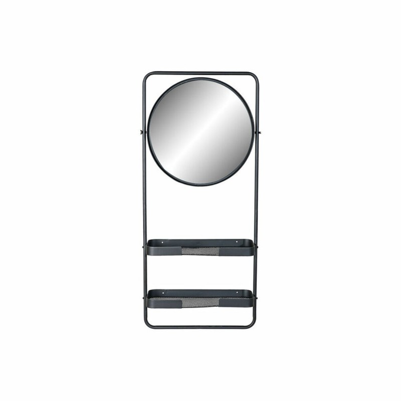 Specchio da parete DKD Home Decor Nero 55 x 20 x 120 cm