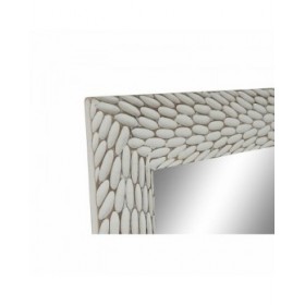 Specchio da terra DKD Home Decor Bianco Legno di mango Legno MDF Cottage (51 x 6 x 182 cm)