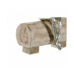 Statua Decorativa DKD Home Decor Marrone Scandi 17 x 12 x 21 cm (2 Unità)