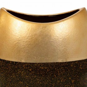 Vaso Alexandra House Living Oro Ceramica 13 x 29 x 24 cm