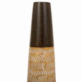 Vaso Alexandra House Living Oro Ceramica 15 x 61 x 15 cm
