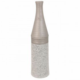 Vaso Alexandra House Living Argento Ceramica 13 x 53 x 13 cm