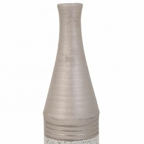 Vaso Alexandra House Living Argento Ceramica 13 x 53 x 13 cm