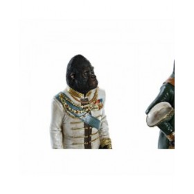 Statua Decorativa DKD Home Decor Resina Gorilla (15.5 x 13.5 x 40.5 cm) (2 pcs)