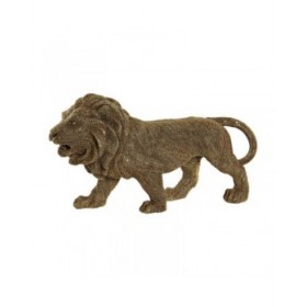 Statua Decorativa DKD Home Decor Dorato Coloniale Leone 30 x 9,4 x 16,7 cm