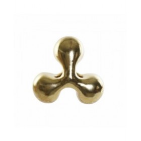 Statua Decorativa DKD Home Decor 28,5 x 18 x 26 cm Astratto Dorato
