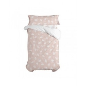 Set di copripiumino HappyFriday Basic Kids Rosa Singolo 2 Pezzi