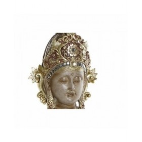 Statua Decorativa DKD Home Decor Marrone Dorato Buddha Orientale 15 x 7 x 38 cm