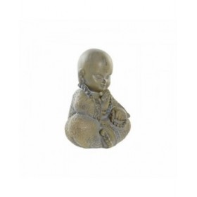 Statua Decorativa DKD Home Decor Resina Grigio chiaro Frate (11 x 8.5 x 15.5 cm)