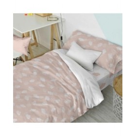 Set di copripiumino HappyFriday Basic Kids Rosa Singolo 2 Pezzi