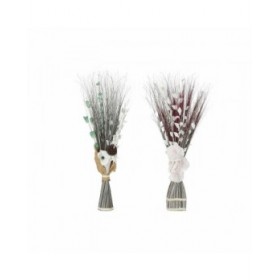 Mazzo DKD Home Decor Fiori Fibra di cocco (2 pcs) (35 x 20 x 100 cm)