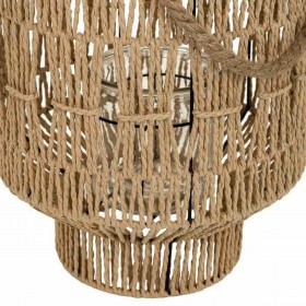 Lanterna Alexandra House Living Naturale Carta Ferro 28 x 41 x 28 cm